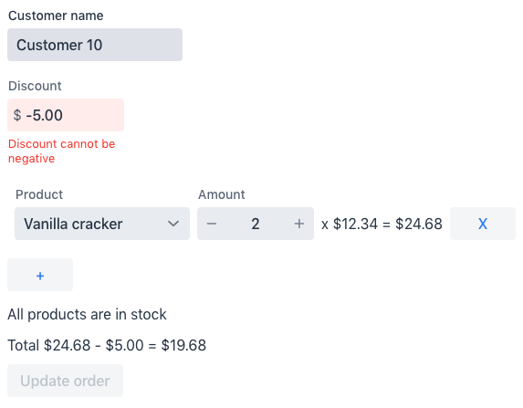 View models for Java components